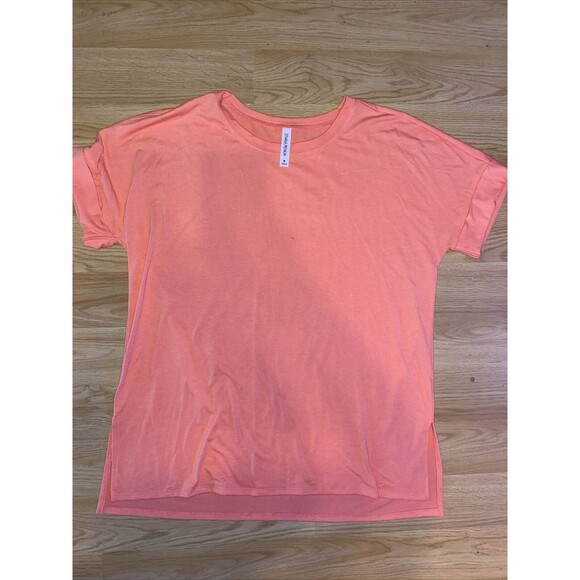 Zenana Premium Long line Tunic Top Medium Coral - Picture 1 of 6